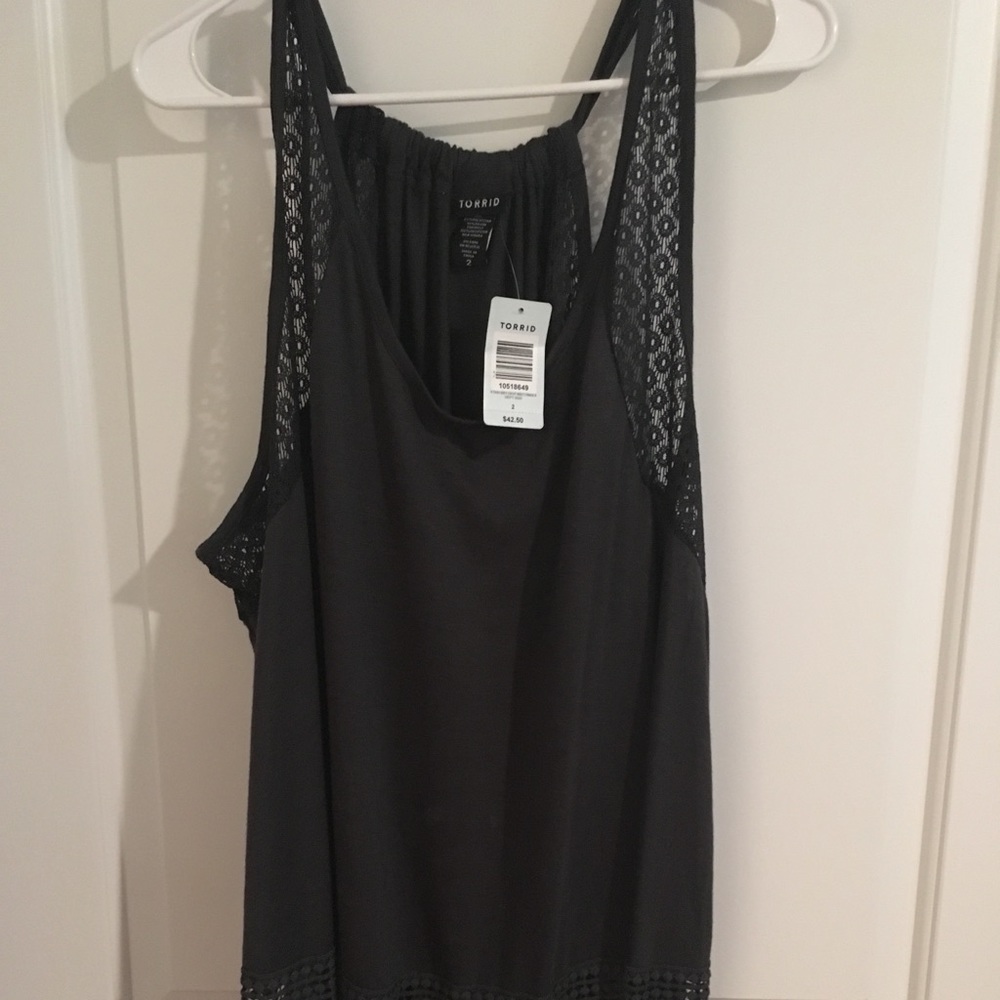 Torrid- Tank top with fringe